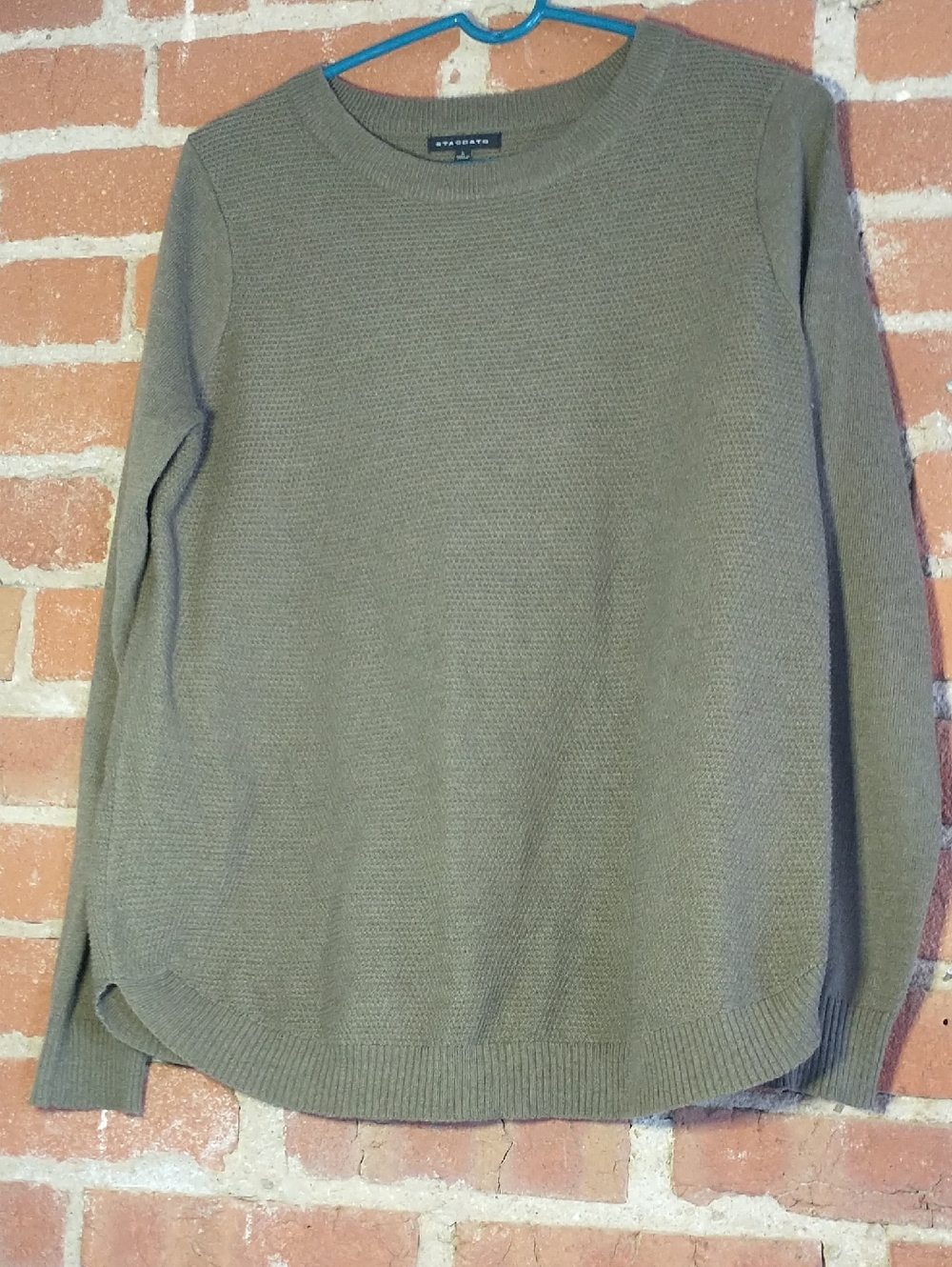 Staccato Olive Crewneck Sweater